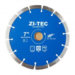 SKI - สกี จำหน่ายสินค้าหลากหลาย และคุณภาพดี | ZI-TEC ใบเพชร 7นิ้ว ZI Segmented Diamond Blade มีร่องตัดแห้ง
